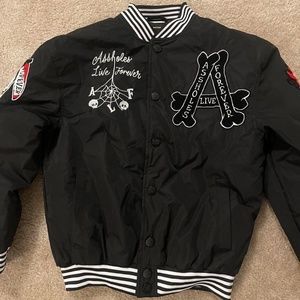 Assholes live forever patch jacket xl new